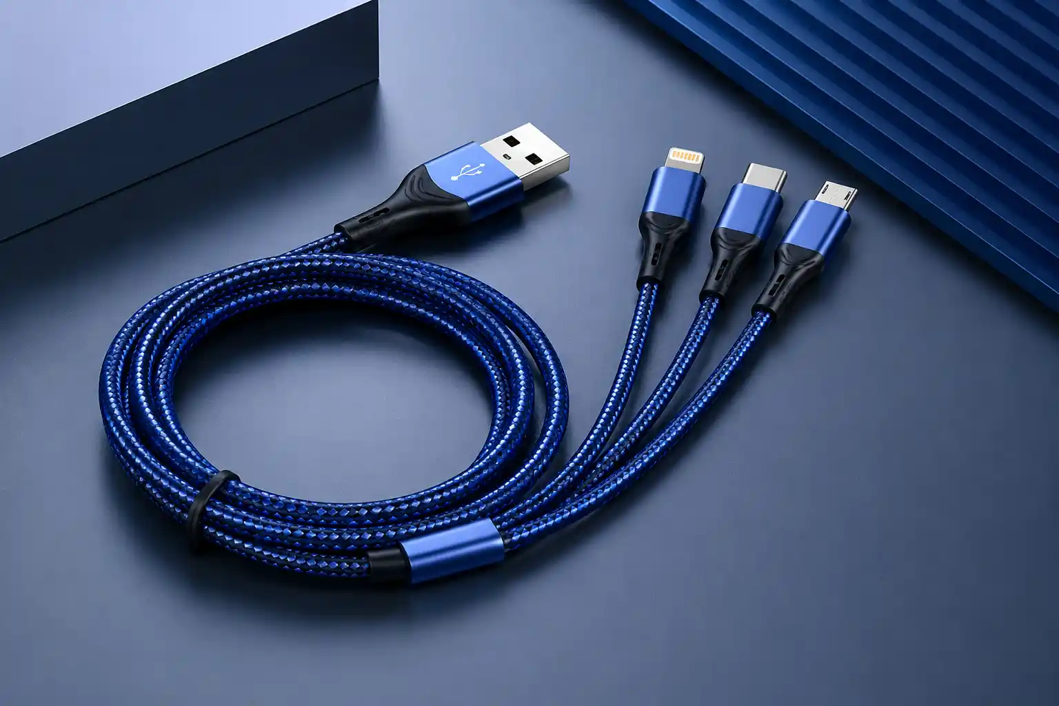 Laltek Premium 3-in-1 High Quality Braided Multi-Charging Cable