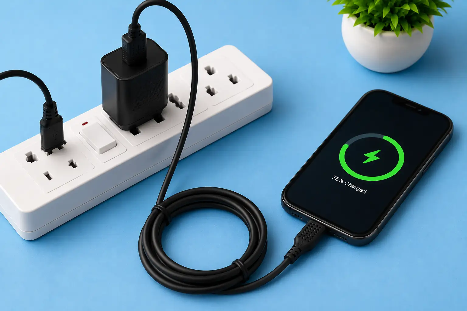 Laltek TPR Dotted Mesh Premium Type-C Fast Charging Cable