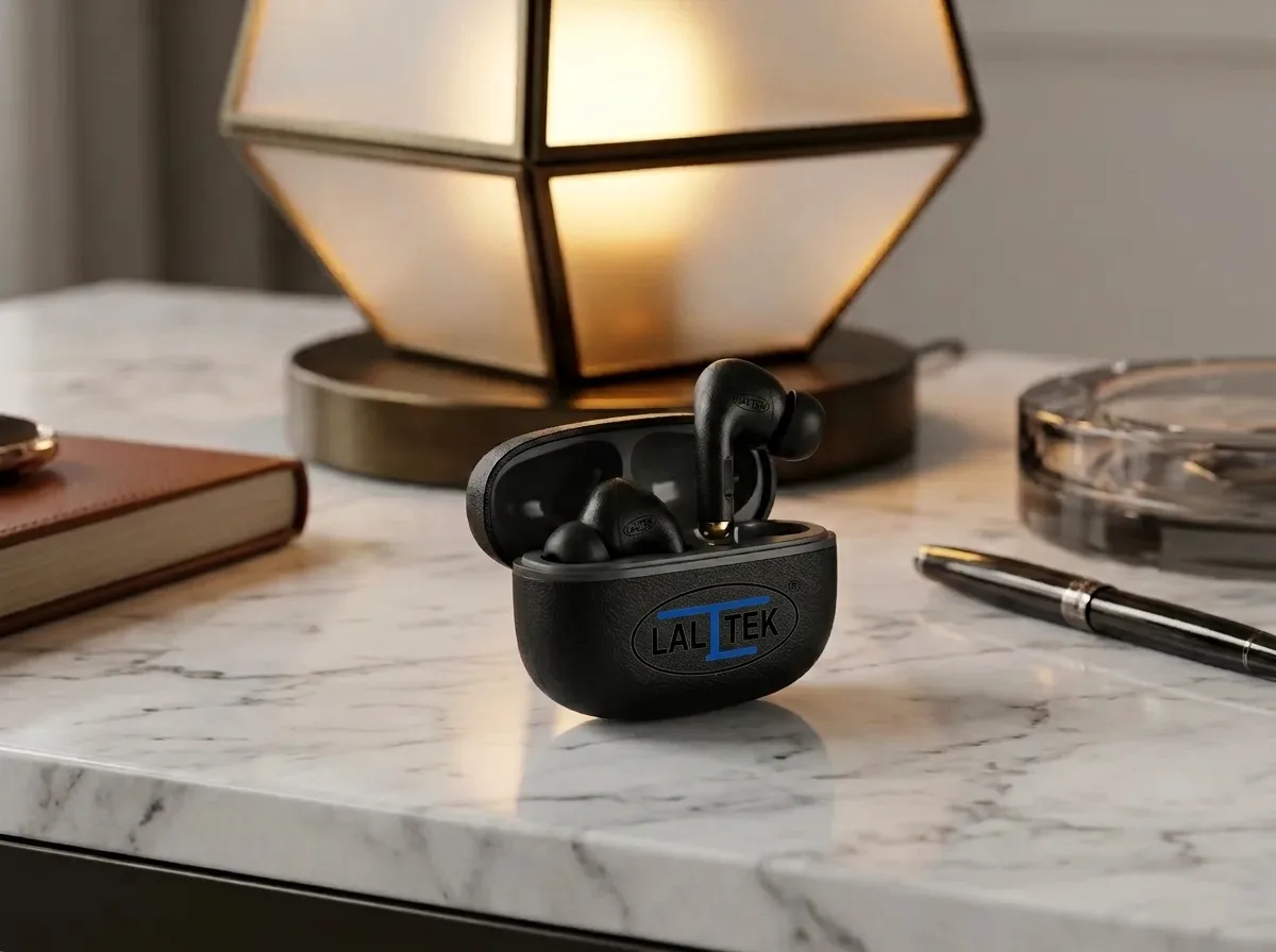 LaL Tek Leather Pod Earbuds